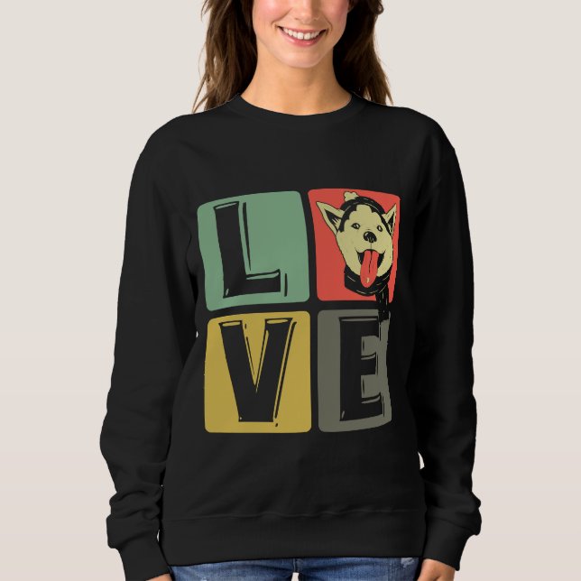 Moletom Rouco Dog Love (Frente)