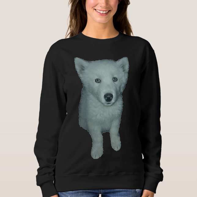 Moletom Rouco Puppy Blue Eyes (Frente)