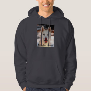Moletom Rouco Siberian branco na camisola do hoodie