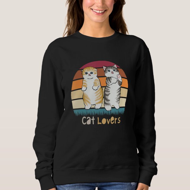 Moletom Roupa ArtCat Gato Gato (Frente)