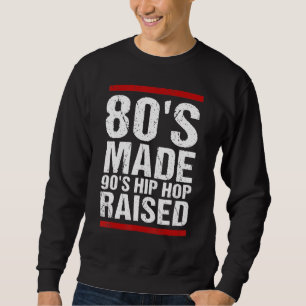 Moletom Roupa de alto-passo de 90 anos 80 feito