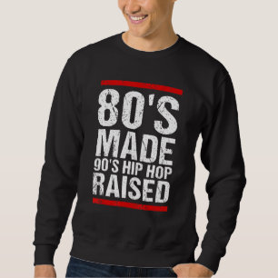 Moletom Roupa de alto-passo de 90 anos 80 feito
