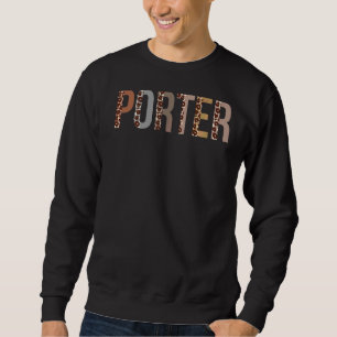 Moletom Roupa De Apreciação De Porter Leopard Para Mulhere