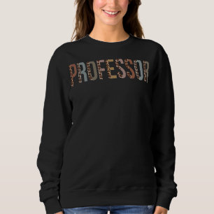 Moletom Roupa De Apreciação Do Professor Leopard Para Mulh