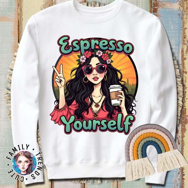 Moletom Roupa De Café De Vício De Café (Criador carregado)