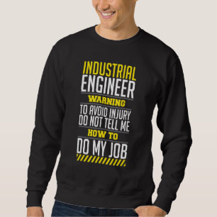 Moletom Roupa de Engenharia de Aviso de Engenheiro Industr