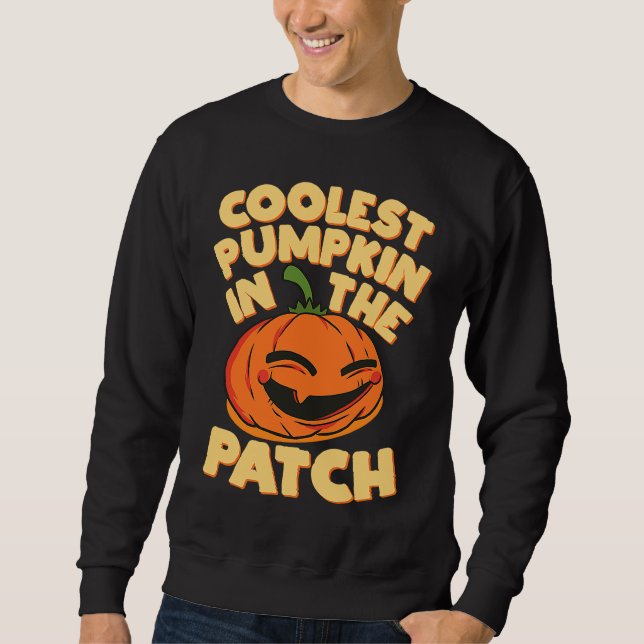 Moletom Roupa de Halloween Infantil Fofa A Abóbora Mais Le (Frente)