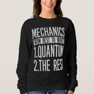Moletom Roupa de Mecânica Quântica - Design Mecânica