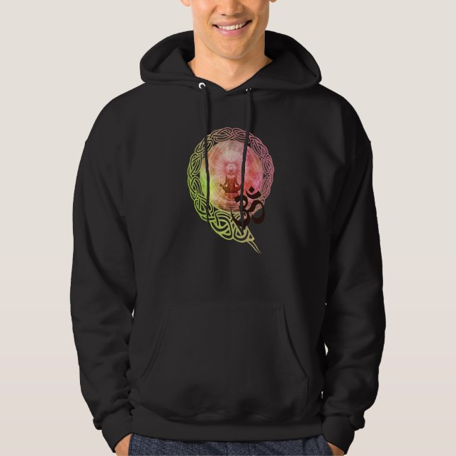 Moletom Roupa de Moda Mandala Namaste Espiritual Ioga Buda (Frente)