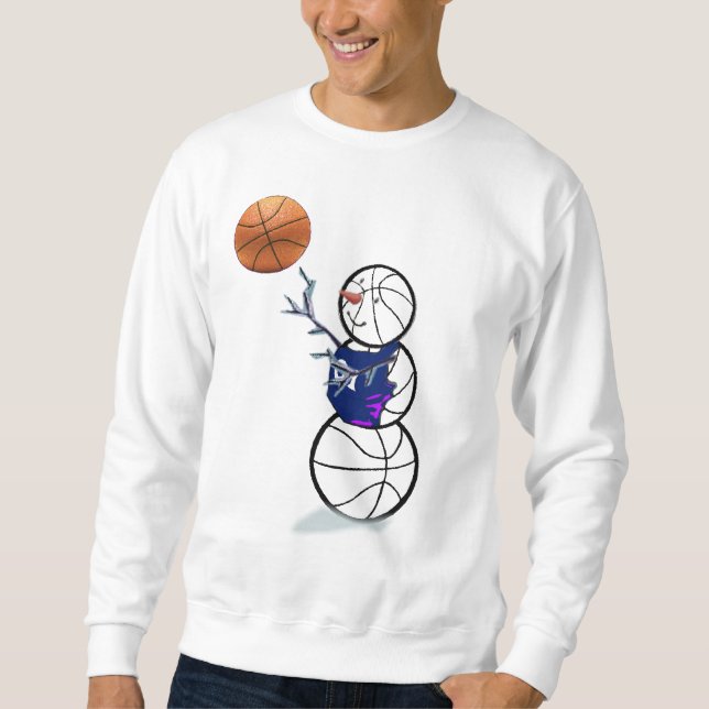 Moletom Roupa de Natal para Basquete (Frente)