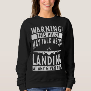 Moletom Roupa de piloto de linha aérea - Design de pilotos