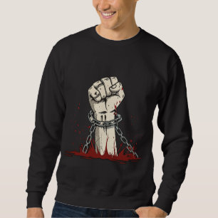 Moletom Roupa de Protesto de Liberdade e Negrito