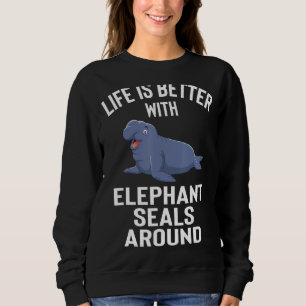 Moletom Roupa de vedação de elefante Design