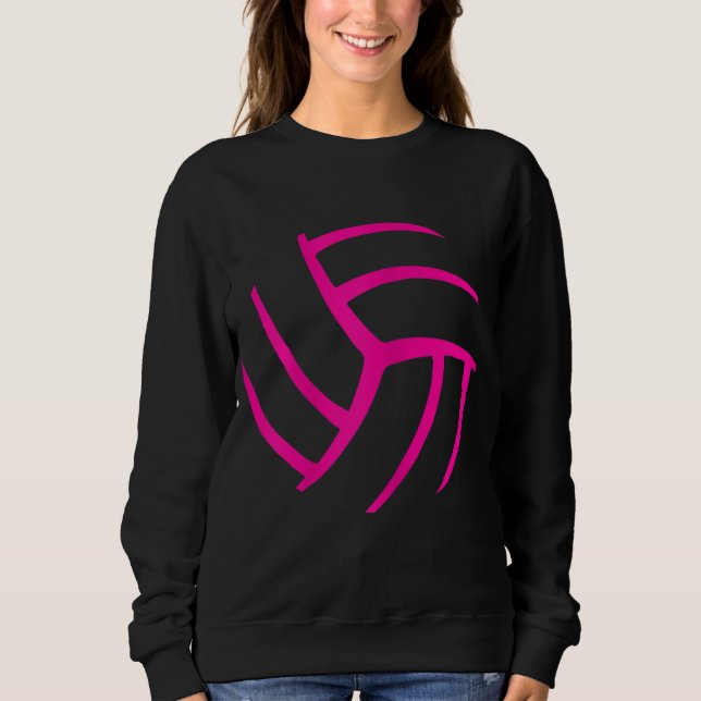 Moletom Roupa de voleibol feminino - design de gráfico par (Frente)