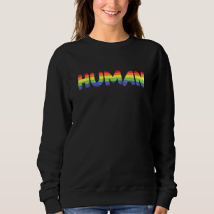 Moletom Roupa do Orgulho Lgbt de Sinalizador Humano do Mês