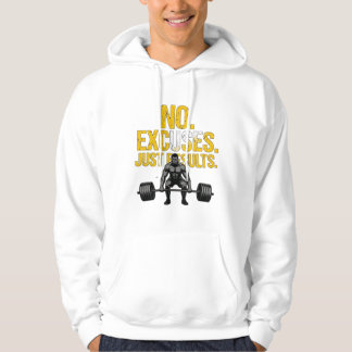 Moletom Roupas de Academia - Sem Desculpas, Apenas Resulta
