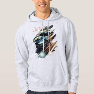 Moletom Roupas de Corrida de Rua – Capuz de Carro Drift