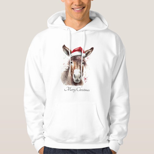 Moletom Roupas de Férias Rústicas do Burro (Frente)