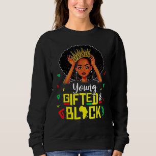 Moletom Roupas de História Negra & Talentosa Jovem Mulhere