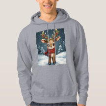 Roupas de inverno aconchegantes de Natal com renas