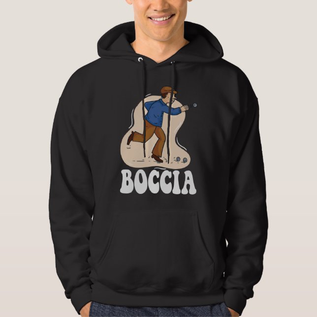 Moletom Roupas de Jogador de Bocha Com Bolas de Bocha Boch (Frente)
