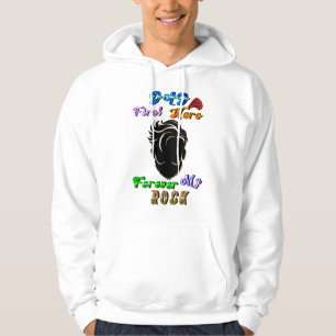 Moletom Roupas de Pai Primeiro Herói Para Sempre Minha Roc