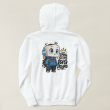 Roupas de Robô Anime Pequenos Passos Grandes Sonho