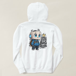 Moletom Roupas de Robô Anime Pequenos Passos Grandes Sonho