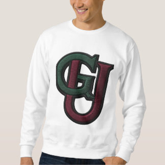 Moletom Roupas de rua com gráfico de monograma de universi