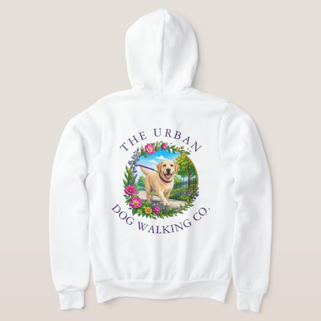 Moletom Roupas de Treinamento para Cães Labrador (Postura das costas)