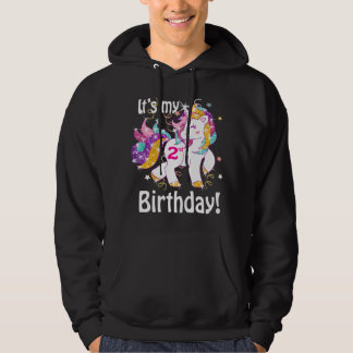 Moletom Roupas de unicórnio para crianças no meu 2º aniver