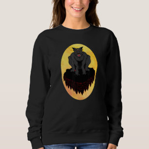 Moletom Roupas Estéticas de Demônio Diabo Gótico Soft Grun