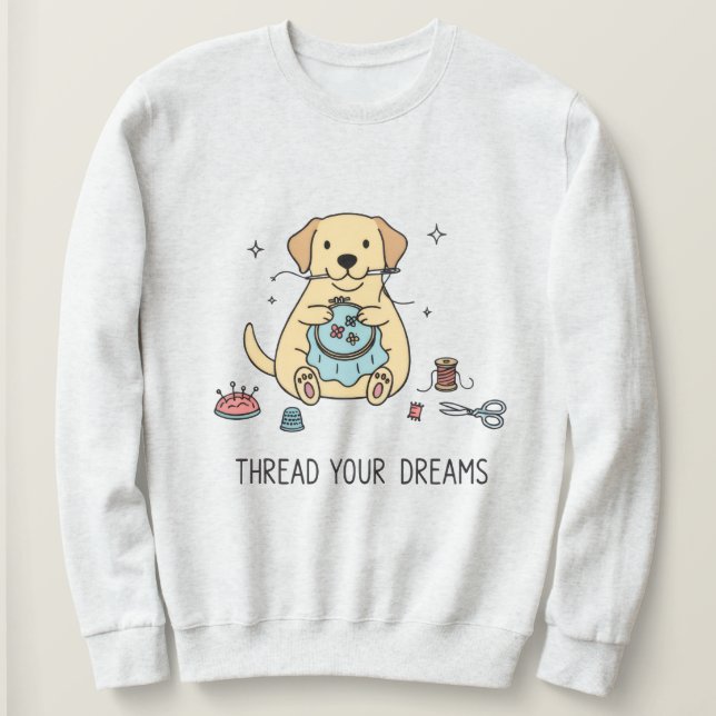 Moletom Roupas para Amantes de Cães Caprichosos e Passatem (Frente do Design)
