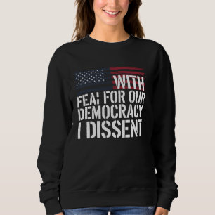 Moletom Roupas Políticas de Discórdia Democracia Bandeira