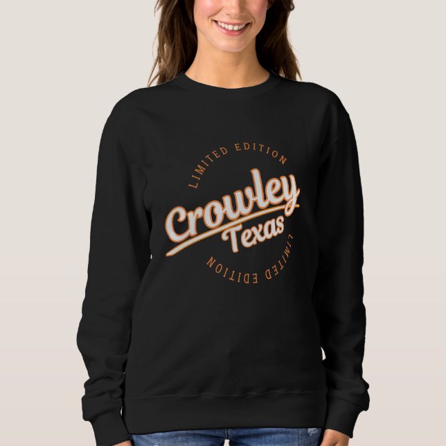 Moletom Roupas Retro Athletic Crowley TX (Frente)