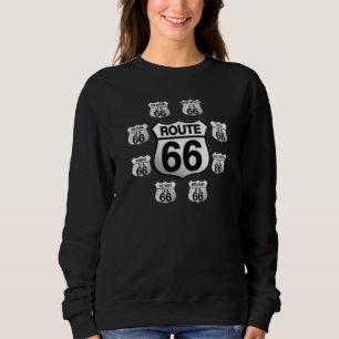 Moletom Route 66 Sweatshirt Preta