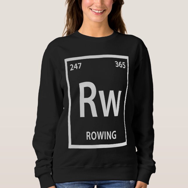Moletom Rowing Element   Chemistry Periodic Table (Frente)