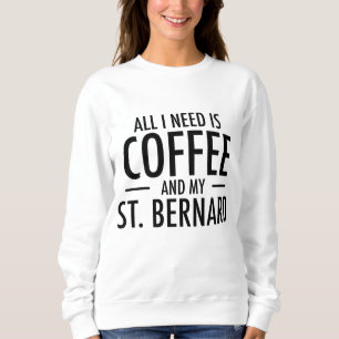Moletom Rua de café giro Cachorro Bernard Gifs para o Sant