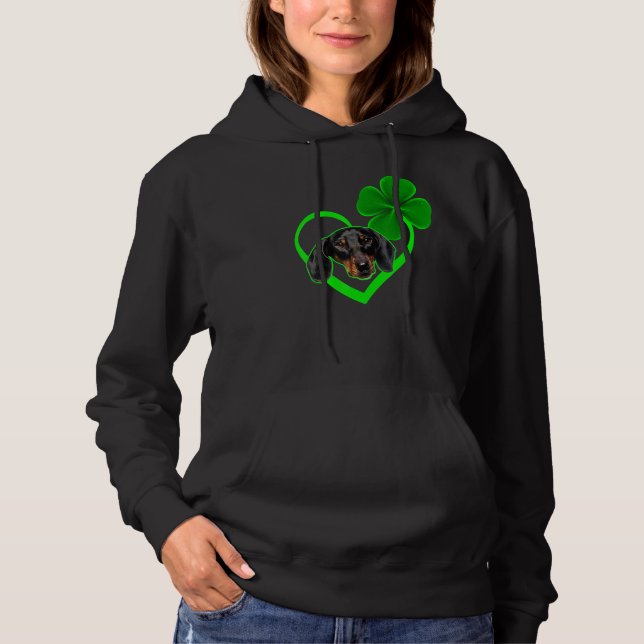 Moletom Rua do Cachshund Leprechau Patrick Day Santo Paddy (Frente)
