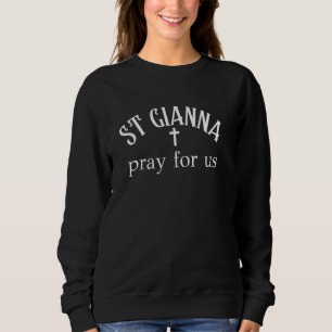 Moletom Rua Gianna Orador Católico Patrão Santo Mães