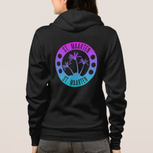 Moletom Rua. Gradiente azul Maarten Sint Martin