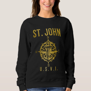Moletom Rua. John US Virgens Islands Navegando Náutica USV