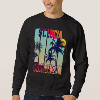 Moletom Rua Lúcia Retro Estilo de Vintage Árvore Palm