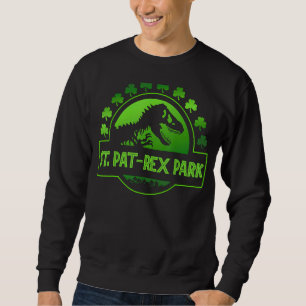 Moletom Rua Patrex Park Funny Irish T Rex Dinosaur Rua Pat