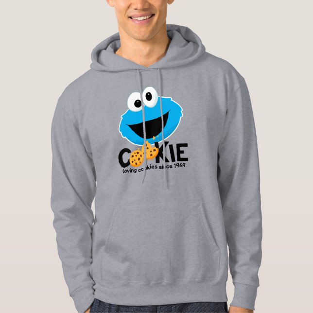 Moletom Rua Sésamo | Cookie Monster Loving Cookies (Frente)