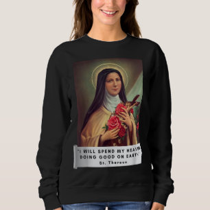 Moletom Rua Terese do Santo Lisieux de Criança Jesus