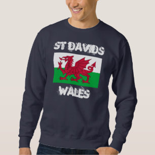 Moletom Ruas Davids, País de Gales com bandeira galesa