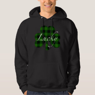 Moletom Ruas Sortudas, o Shamrocks da Patty xadrez verde