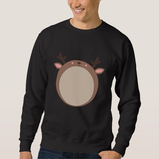 Moletom Rudolf-Rudolf-Rudolf-Deer-Funny (Frente)