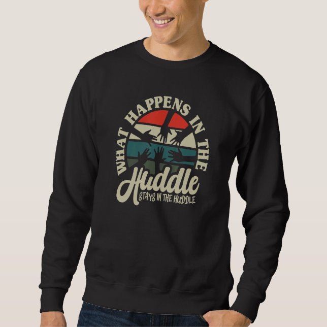 Moletom Rugby Futebol Que Acontece No Huddle S (Frente)